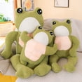 thumbnail image 3 of Abdominal muscle frog plush toy doll is soft and cute, 3 of 5