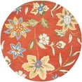 thumbnail image 4 of SAFAVIEH Blossom Mindy Floral Flowers Wool Area Rug, Rust/Multi, 2'6" x 4', 4 of 10