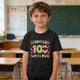 thumbnail image 2 of Tops de Manga Corta Linda para Niños Niños Y Niñas con Impresión Gráfica, Tee Casual de la Temporada Escolar, Tela Suave Transpirable para Jugar, 2 of 9