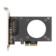 thumbnail image 1 of U.2 SFF-8639 To PCI-EX4 Expansion Card 4000MB/s PCI-E GEN3 Support U.2 NVME SSD, 1 of 8