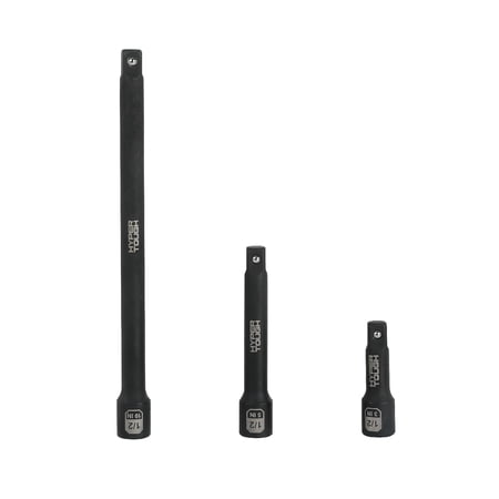 Hyper Tough 3-Piece 1/2-inch Drive Impact Extension Bar Set