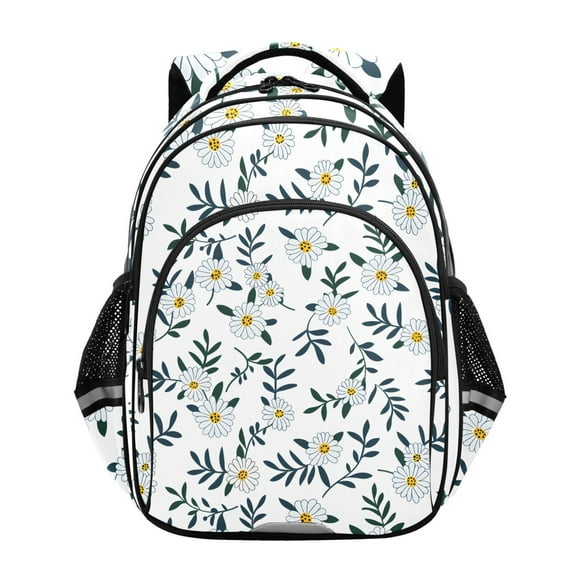 ALAZA Wild Daisy Flower School Backpack Elementary Bag Bookbag Travel Rucksack