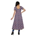 thumbnail image 4 of Moomaya Robe Kurti Longue Indienne Imprimée en Coton Tunique Robes pour Femmes, 4 of 6