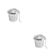 thumbnail image 4 of Bewildely Filtro de especias Malla de alambre cilíndrica Filtros de condimentos Bola de colador de hojas de té Cocina Tetera Diámetro 6.5 cm 2Conjunto, 4 of 6