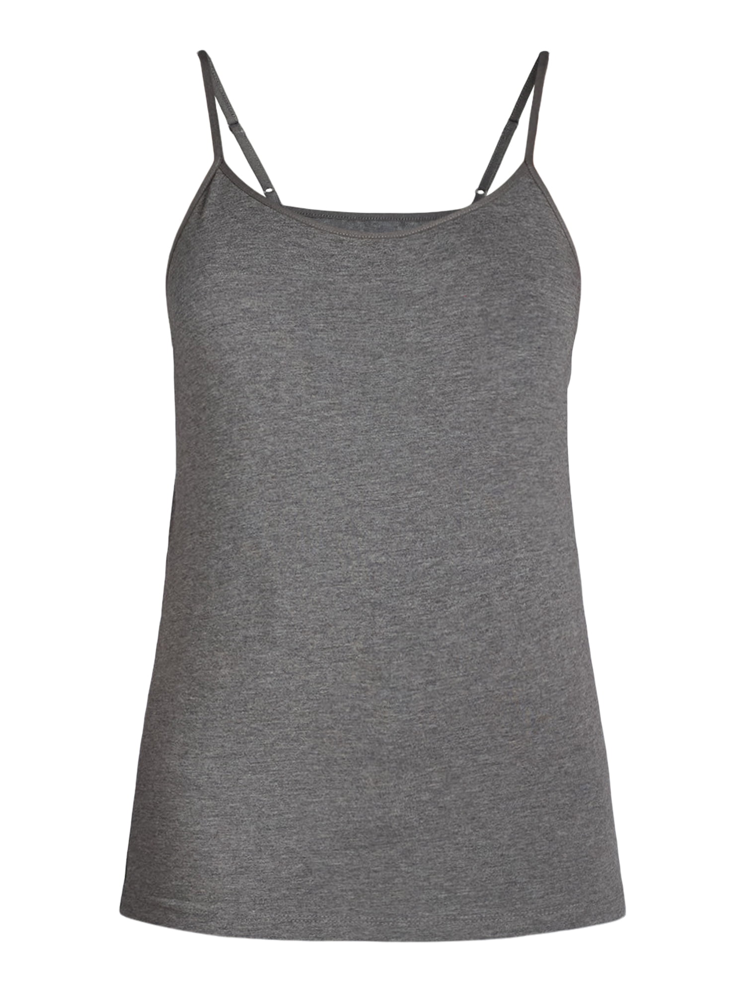 Time and Tru Women's Cami with Adjustable Straps, 5-Pack