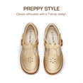 thumbnail image 4 of Zapatos Mary Jane para Niñas DREAM PAIRS Dorados con Cierre de Velcro, 4 of 7