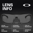 thumbnail image 4 of Oakley OO9416 Split Shot Rectangle Shaped Polarized Sunglasses for Men - Includes Official Eyewear Kit - Matte Black Frame with Prizm Black Lens, 4 of 6