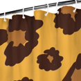 thumbnail image 3 of Yellow and Black Of Leopard Print Shower Curtain 36"x72" ,Bathroom Decorative Shower Curtains Set with 12 Hooks,Modern Waterproof Washable Shower Curtain, 3 of 6
