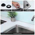 thumbnail image 4 of Guichaokj Kitchen Sink Hole Covers and Faucet Hole Plugs, Soap Dish, Washing Basin Drain Stoppers, PP Steel, 6-Pack, 4 of 6