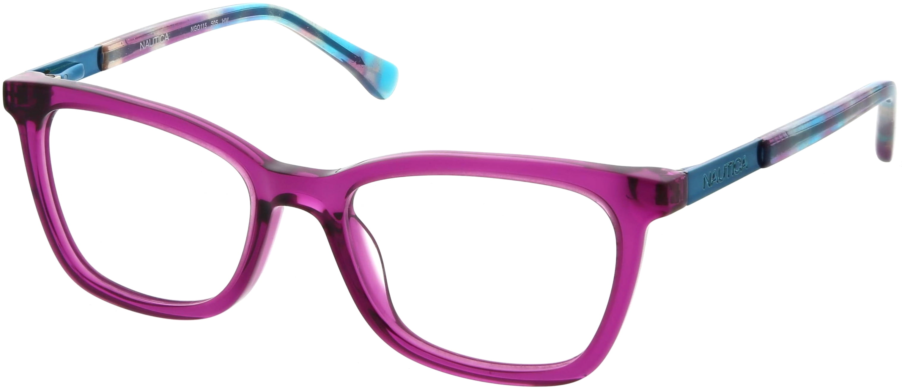 Nautica Youth NGO115 Crystal Magenta Teacup Eyeglasses