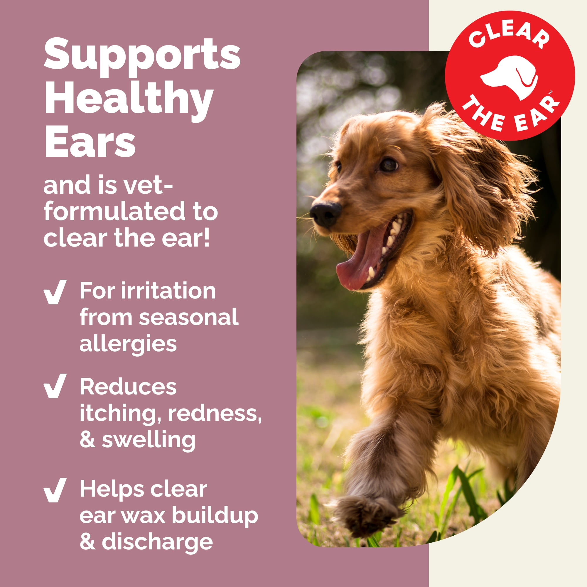 Vetnique OticBliss Cat & Dog Allergy Ear Drops with Hydrocortisone, 1.8 oz