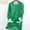 Green, variant on GERsome Womens Sherpa Lined Sweatshirts Round Neck Fleece Pullover Tops Solid Color Long Sleeve Sherpa Lined Casual Warm Loungewear Sweatshirt S-XXXL /M