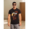 thumbnail image 1 of Abstract Art Print T-Shirt [1 Piece], Abstract Art Print Cotton T-Shirt, Unisex Casual Crew Neck, Regular Fit, Breathable Knit Fabric with Slight Stretch, Short Sleeve T-Shirt, 1 of 6