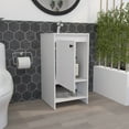 thumbnail image 2 of DeeHome Westbury 1-Shelf Freestanding Vanity Cabinet White, 2 of 7