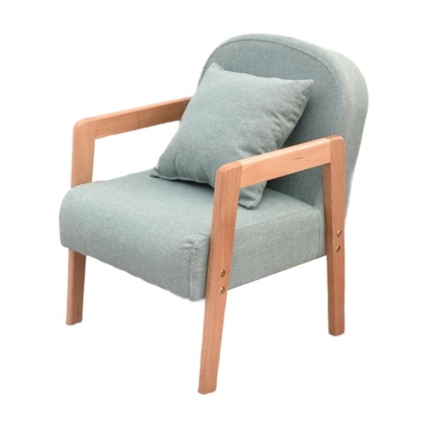 Sofá para Niños Gloria Mini Sofá Armada Silla Ligera y Moderna con Patas de Madera