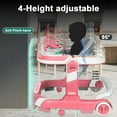 thumbnail image 4 of GIATUEE Foldable Baby Walker with Wheels, Infant Walker for Babies Boys Girls, Adjustable(Pink), 4 of 12