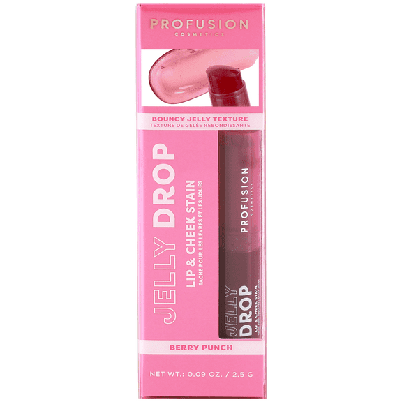 Profusion Cosmetics Jelly Drop Lip & Cheek Stain - Berry Punch