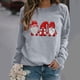 thumbnail image 2 of Sudadera de Cuello Redondo de Navidad Para Mujer Blusa de Manga Suelta Con Estampado de Moda Para Mujer Odeerbi  ODB195845, 2 of 7