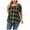 Army Green, variant on Plebaso Women's Plus Size Tops Plaid Short Sleeve Crew Neck Loose Shirts Summer Loose Tunic Blouses for Ladies