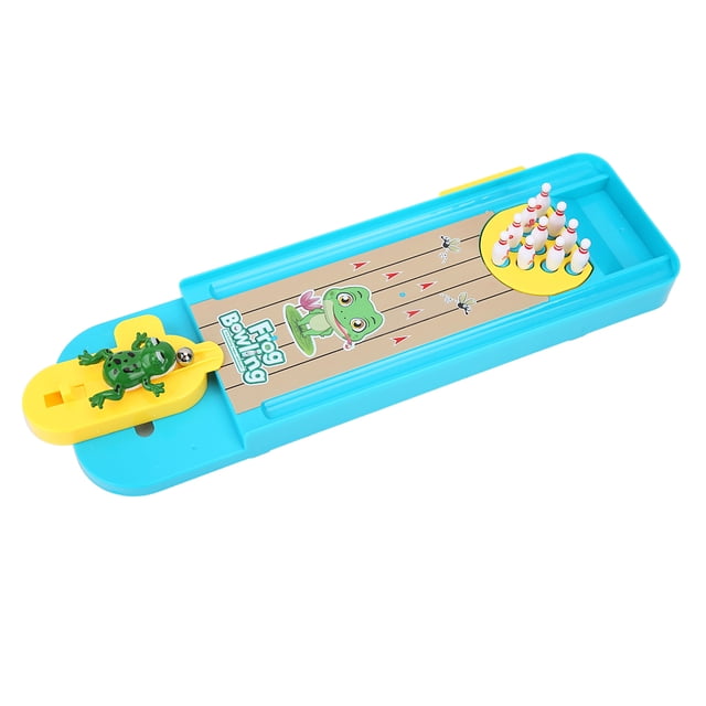 FLAMEEN Mini Jeu de Quilles Jouet, Ensemble de Mini Jeu de Quilles, Sûr pour Enfants Officiers Maison