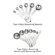 thumbnail image 2 of Juego de 6 cucharas medidoras con regla de medición para ingredientes secos y líquidos Eccomum Tipo 2, 2 of 7