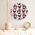 thumbnail image 5 of Picia Rose Flowers Pattern Bone China Decorative Plate – Wall Decor with Stand and Adhesive, Elegant Ornament for Living Room, Office, or Entryway-7in, 5 of 6