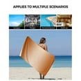 thumbnail image 6 of Burnt Orange Ombre Bath Towels for Bathroom Set,Luxury Microfiber Towels Gifts for Women,Quick Dry Beach Kitchen Hand Hair Face Towel and Dish Washcloth,Modern Gradient Abstract Art Towels+Set, 6 of 7
