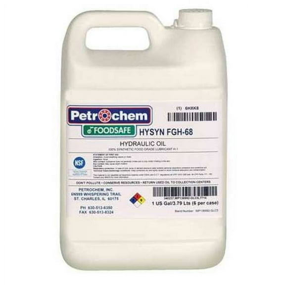 Petrochem 1 gal Jug, Hydraulic Oil, 68 ISO Viscosity, 20W SAE HYSN FGH-68-001