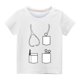 thumbnail image 3 of Niño Pequeño Camisa de Pascua Chico Manga Corta Camiseta Gráfica Cuello Redondo Crop Top para 3-14 Años Niñas Y Chico, 3 of 5