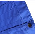 thumbnail image 7 of Men's Casual Skirt Scottish Style Solid Skirt Men's Middle Ages Pleated Skirt Button Have Pockets Hip Skirt Role-playing Costume Skirt Blue XL, 7 of 7