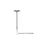 thumbnail image 2 of stanreset Model Railway Light Sand Table Scene Mini Train Lamppost DIY Accessories Lightweight Metal LED Lamps Garden Landscape Green（1:87）（White）, 2 of 6