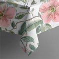 thumbnail image 5 of Pioneer Flower Floral Print Pattern Square Tablecloth,Waterproof Square Table Cover,Wipeable Spillproof Washable Table Cover for Home Kitchen Party Decor 42"X42"(107x107cm), 5 of 6