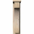 thumbnail image 2 of Ekena Millwork 5 1/2"W x 12"D x 24"H Huntington Smooth Corbel w/Backplate, Douglas Fir, 2 of 9
