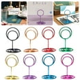 thumbnail image 1 of 20Pcs Heart Round Shape Table Number Holders Tables Cards Stand Name Menu Clips Wedding Anniversary Decor, 1 of 7