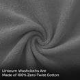 thumbnail image 5 of Linteum Textile 100% Cotton Premium Washcloths, 12x12 Inches [Pack of 12] Light Grey, 5 of 6