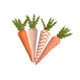 thumbnail image 4 of 4 adornos de zanahoria de Pascua con bandeja escalonada, decoración ligera para inauguración de la casa. Serie naranja, 4 of 9