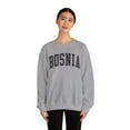 thumbnail image 4 of Bosnia Sweatshirt Gifts Crew Neck Shirt Long Sleeve Unisex, 4 of 7