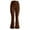 Coffee, variant on Womens Yoga Pants Flared High-Waist Full-Length Yoga Pants Dance Studio Charming Activewear Tummy Control Yoga Leggings