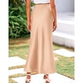 thumbnail image 4 of BTFBM Womens Spring Skirts Business Casual Clothes High Waisted Cocktail Party Wedding Guest Mermaid Maxi Skirt, 4 of 10