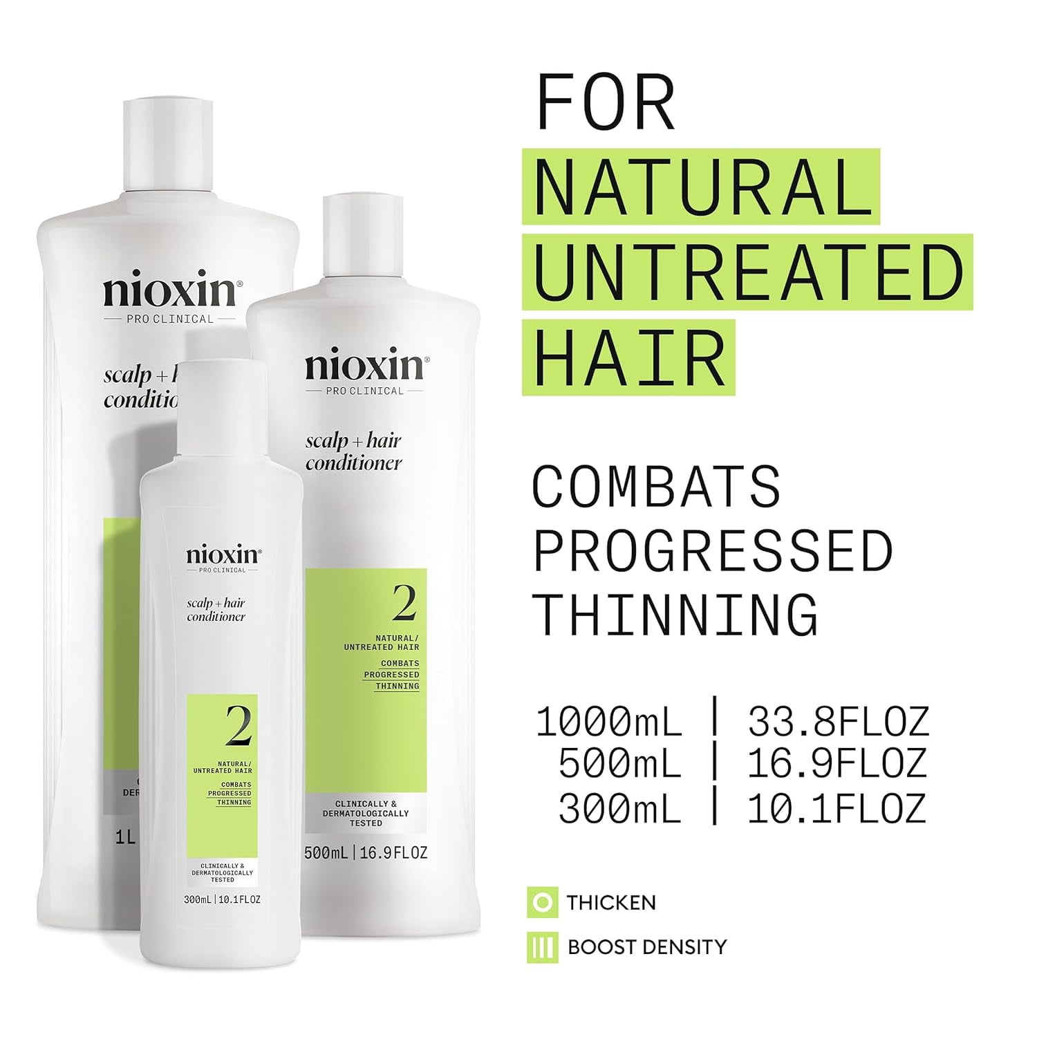 Nioxin Scalp + Hair Thickening System 2 Conditioner 16.9 oz