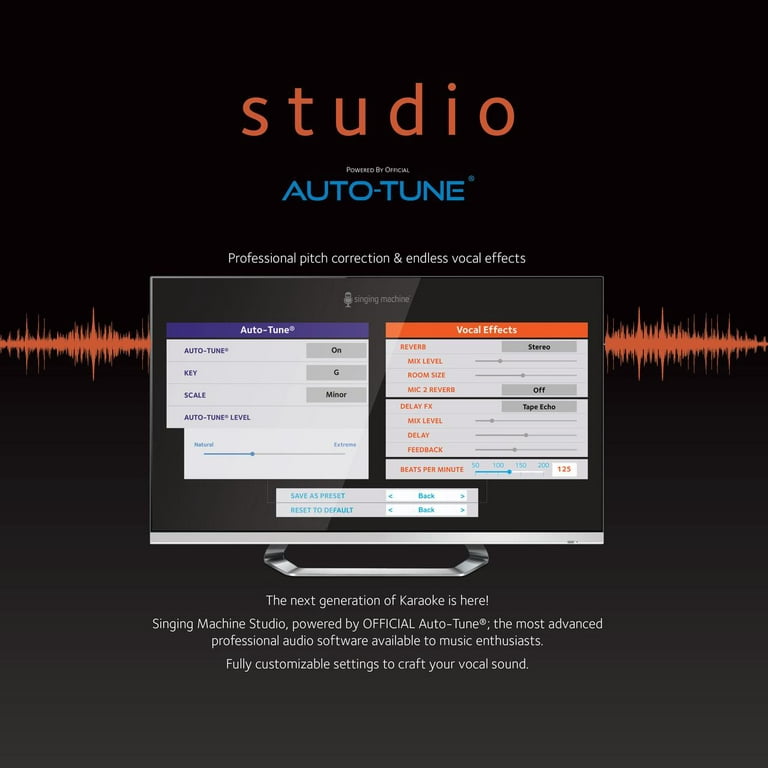 Buy Singing Machine Studio Auto-Tune Karaoke Machine