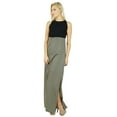 thumbnail image 3 of Bimba Women Polyester Dress Long Maxi Gown With Side Slit Chik Clothing, 3 of 5