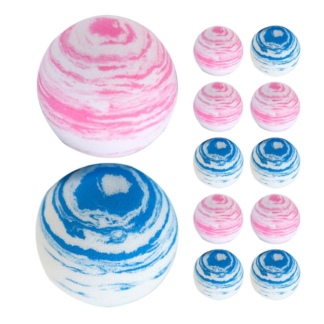 FUEENIRVA 12Pcs Golf Practice Balls Multi-colored Indoor Ball for Golfing Ball Training and Family Fun