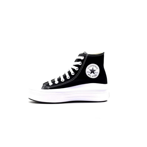 Converse Chaussure de Course Élégante pour Femme, Noir Blanc, 10