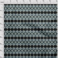 thumbnail image 4 of oneOone Cotton Poplin Light Blue Fabric Asian Ikat Sewing Material Print Fabric by The Yard 56 Inch Wide, 4 of 4