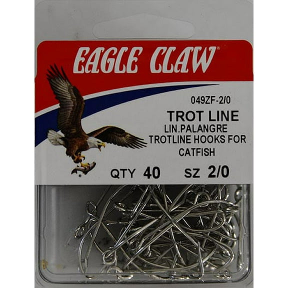 Eagle Claw 049ZF3-2/0 Limerick Trot Line Hooks, Size 2/0