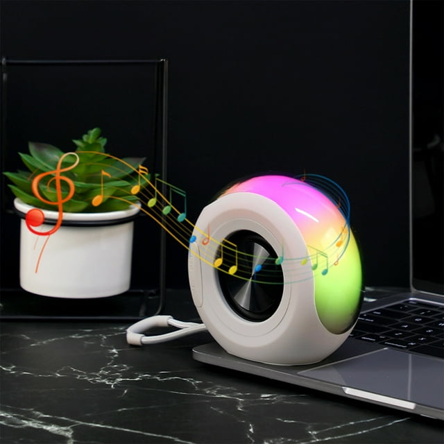 Binmer RGB Colorful High Battery Low Latency Bluetooth Multifunctional Wide Area Sound Effect 5.3 Bluetooth Speaker