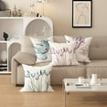 thumbnail image 2 of Modern and Minimalist Style Living Room Sofa Pillow Cover, Digital Printed Square Cushion Cover, with Beautiful Floral Print (16 * 16inch, 03023), 2 of 5
