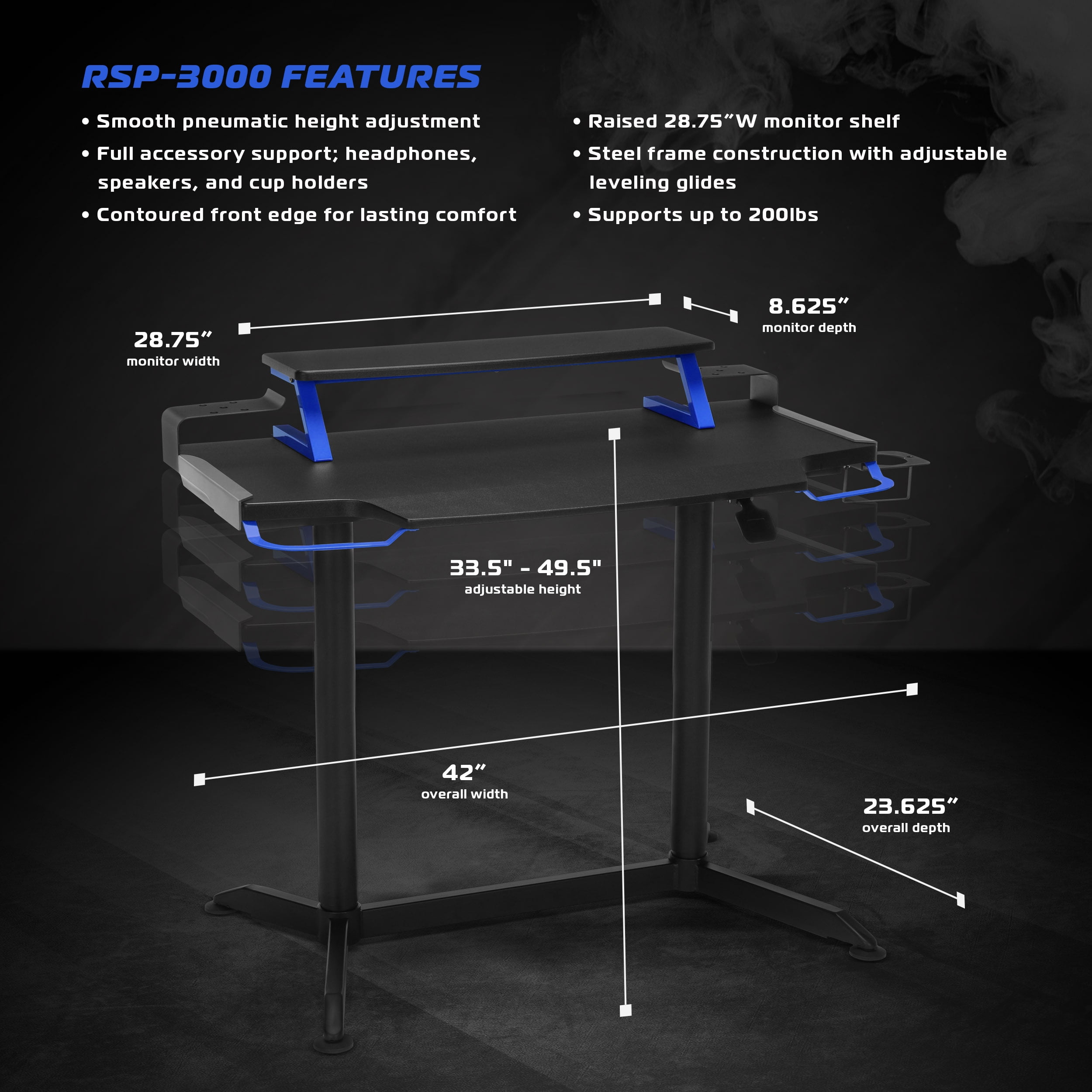 Respawn 3000 Gaming Computer Desk Tiendamia Com