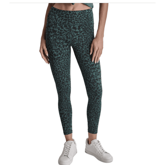 Dkny Sport Women's High-Rise Printed 7/8 Leggings - Spruce Lynx